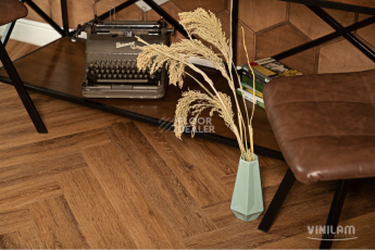 Vinilam Parquet Herringbone 6,5 мм IS11210 Паркет Де Вилль фото 2 | FLOORDEALER